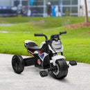 3-in-1 Toddler Trike & Balance Bike with Headlight & Music - White