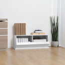 White 2-Cube Storage Cabinet with Compartments