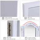 White Trifold Lighted Vanity Mirror with 16 LED Lights