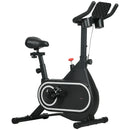 Magnetic Indoor Cycling Bike - Red, Silent Flywheel, LCD Display, Tablet Holder