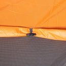 Orange 4-5 Person Pop-up Waterproof Camping Tent with Windows