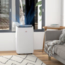 14,000 BTU Portable Air Conditioner with LED Screen - White