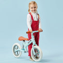 Blue 12" Kids Balance Bike No Pedal Bicycle with Adjustable Seat - Ages 2-5