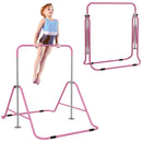 Adjustable Pink Kids Gymnastic Bar