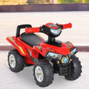 Red Kids Off-Road Quad Bike Toy with Horn and Music