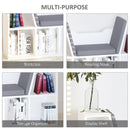 White Cushioned Reading Seat Bookcase Shelf