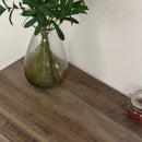 Bronze-Tone Rustic Style Side Cabinet with 2 Drawers & Cupboards - 140x39x58 cm