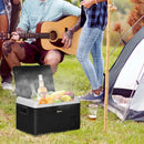 Portable Car Fridge Freezer, 30L Electric Cooler Box - Blue