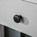 Grey Vanity Dressing Table Set with Mirror, Stool, 3 Drawers & Shelves