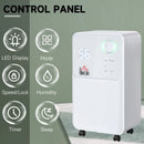Portable Quiet Dehumidifier - 12L/Day Electric Air De-Humidifier (White)