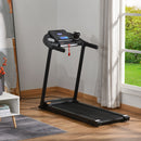 Black Electric Treadmill with LED Display