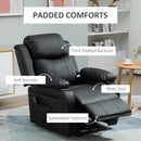 Black Electric Power Lift Recliner Sofa with Remote Control