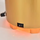 2FT Pre-Lit Fiber Optic Christmas Tree with Multi-Color LED Lights, Green