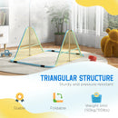 Adjustable Kids Gymnastic Bar - Foldable Horizontal Bars, Light Blue