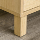 Natural Rattan 3-Drawer Boho Dresser for Bedroom, Living Room, Hallway