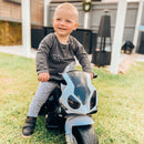 Black Electric Kids Ride-On Motorbike with Headlights and Music, 6V