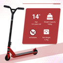 Red Lightweight Steel Stunt Scooter for Teens