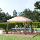 Rose Pop Up Gazebo With Netting