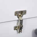 White Wooden Storage Bench with Lid