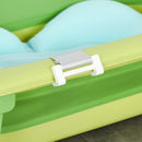 Green Ergonomic Baby Bath Tub with Cushion 0-3 Years