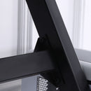 Black Z-Shaped Gaming Desk with Cable Management - 1.2m