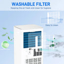 Portable 3-in-1 Air Conditioning Unit, 10000 BTU, White