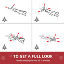 6FT Pink Artificial Christmas Tree with Metal Stand - Festive Holiday Home Decor