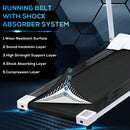Electric Motorised Folding Treadmill - Black | 1.25HP, 1-10 km/h