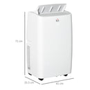 Portable 3-in-1 Air Conditioner - White, 12000 BTU