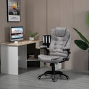 Grey Ergonomic Office Chair with Armrests & Adjustable Height