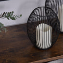 Rustic Industrial Style 3-Shelf Freestanding Storage Cabinet