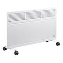 White Electric Convector Heater with 2 Heat Settings