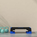 Blue Exercise Stepper Set for Home Aerobic Workouts - 15cm/20cm/25cm