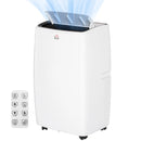 14,000 BTU Portable Air Conditioner with LED Screen - White