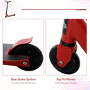 Red Lightweight Steel Stunt Scooter for Teens