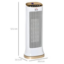 Black Ceramic Portable Electric Heater with Safety Features