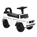White Toddler Ride-On Slider Car 12-36 Months