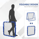 Adjustable Double-Sided Football Rebounder Net, Green
