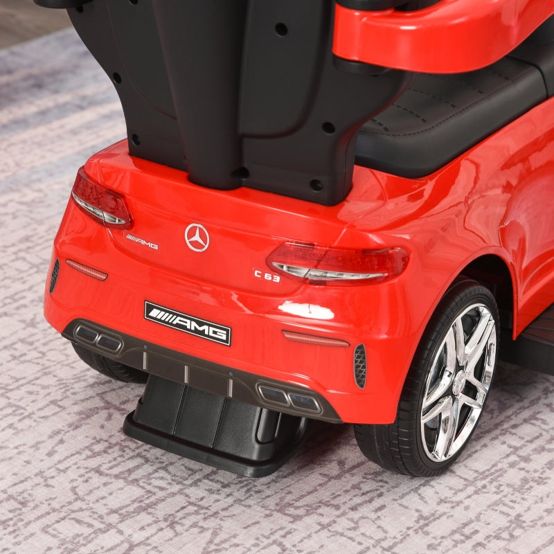 Red Mercedes-Benz Licensed Toddler Push Car Stroller