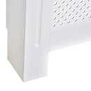 White Painted Wooden Radiator Cover - Modern Home Furniture (Small)