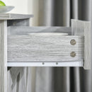 Grey Farmhouse Sideboard Storage Cabinet for Living Room