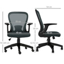 Mesh Office Chair with Armrest and Lumbar Support