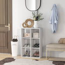 White 3-Tier Cube Storage Cabinet Organizer