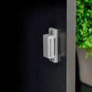 Black Mobile Printer Stand with Storage and Wheels - Modern Office Desk Unit