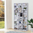 White Adjustable Storage Unit with 33 Compartments