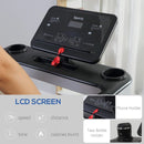 Black Folding Home Treadmill with LCD Display