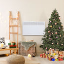 White Electric Convector Heater with 2 Heat Settings