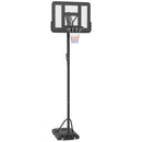 Adjustable Freestanding Basketball Hoop - Black, 2.35-3.05M