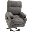 Grey Electric Power Lift Recliner Chair for Elderly with Remote Control