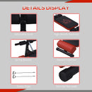 Foldable Sit Up Bench with Elastic Rope - Black